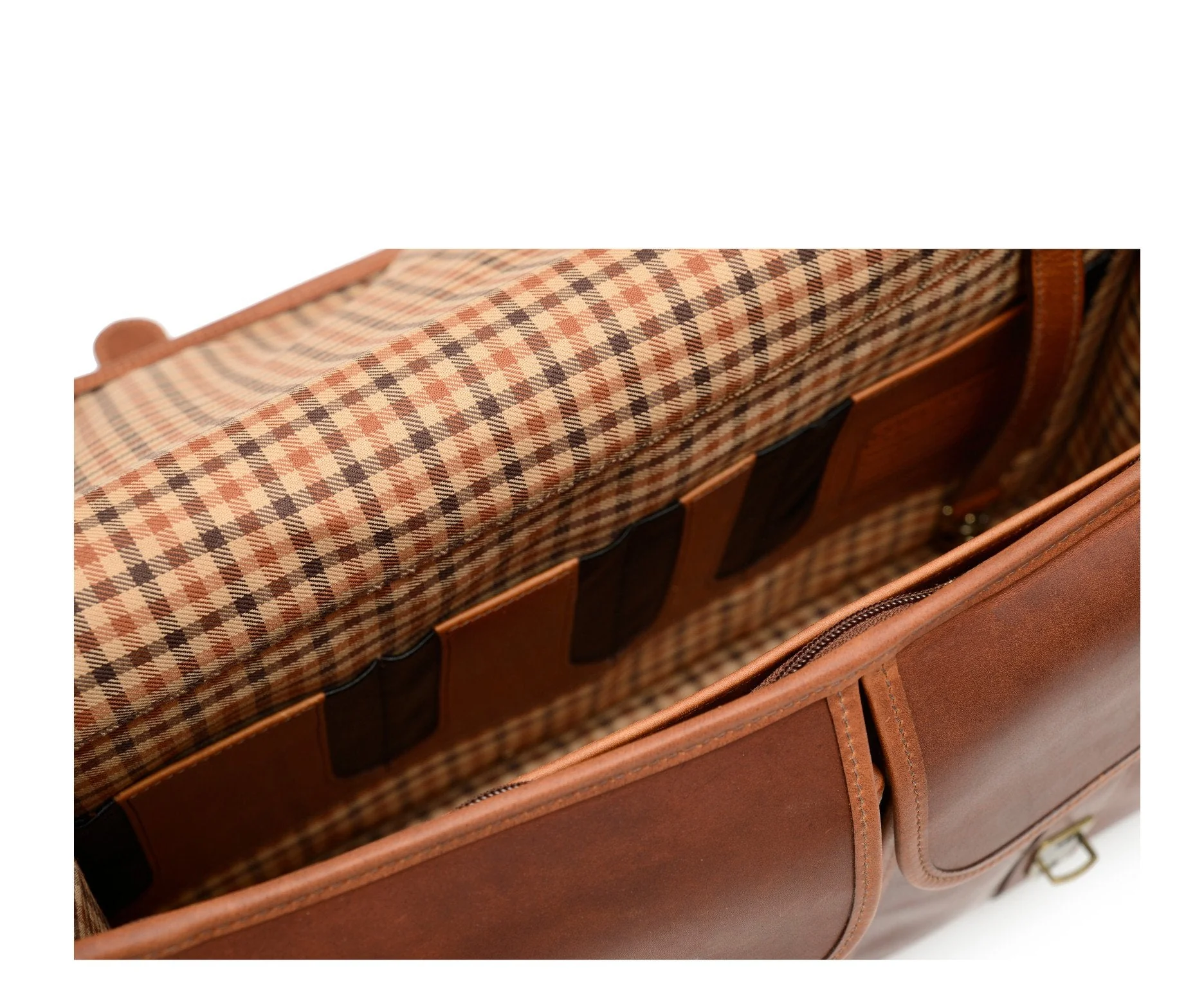 Classic Leather Garfield 15" Laptop Briefcase - Image 42