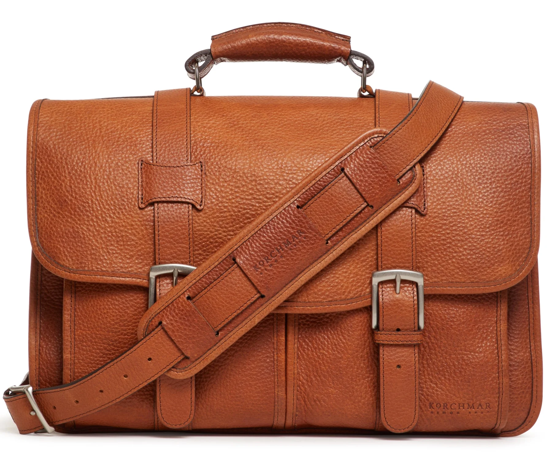 Classic Leather Garfield 15" Laptop Briefcase - Image 44