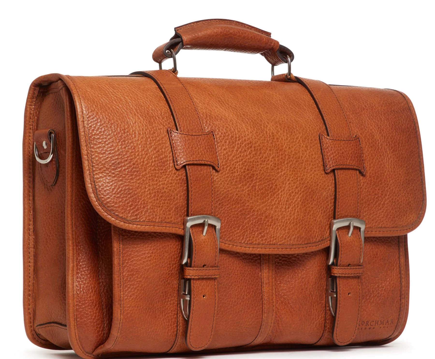 Classic Leather Garfield 15" Laptop Briefcase - Image 47