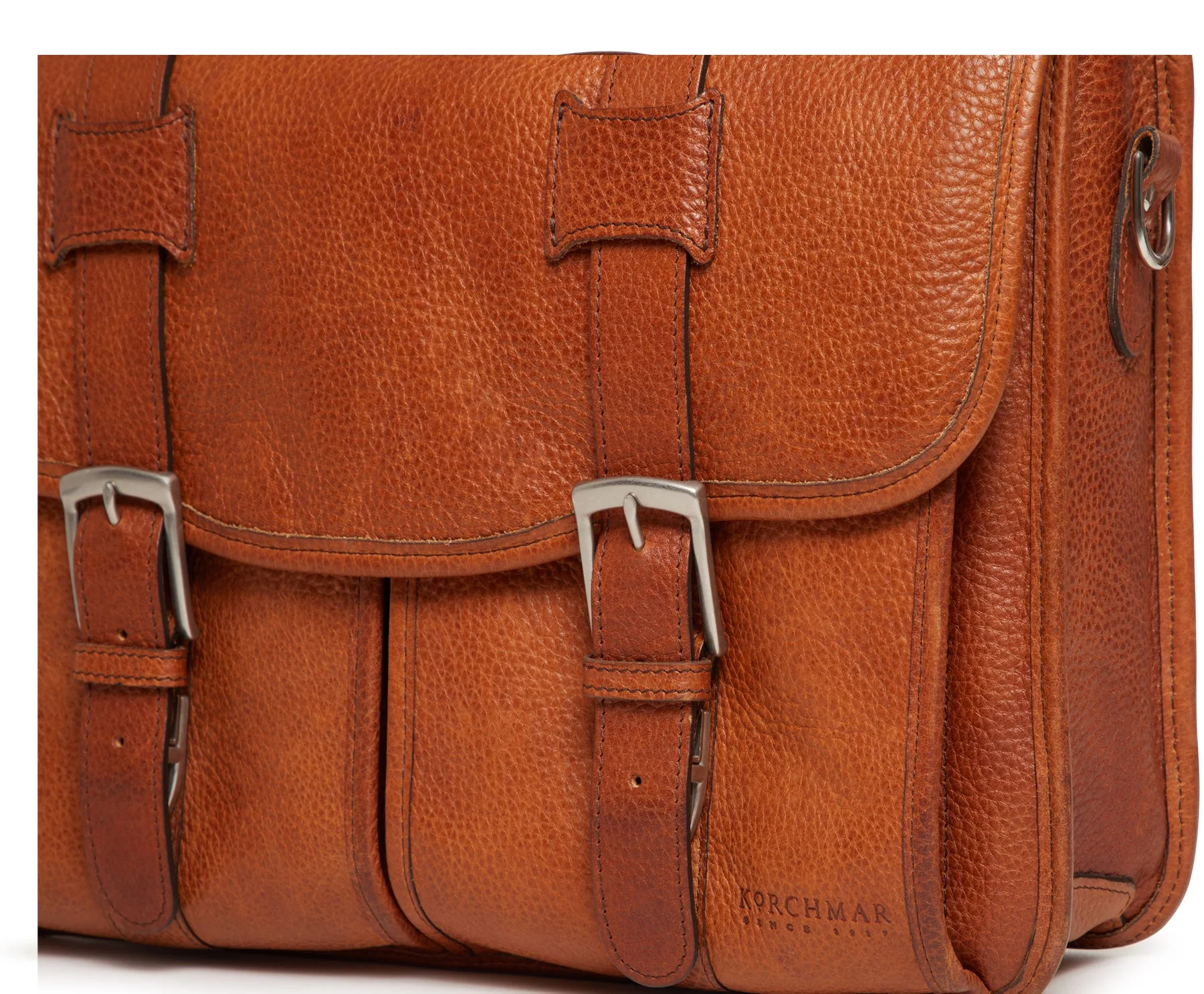 Classic Leather Garfield 15" Laptop Briefcase - Image 49