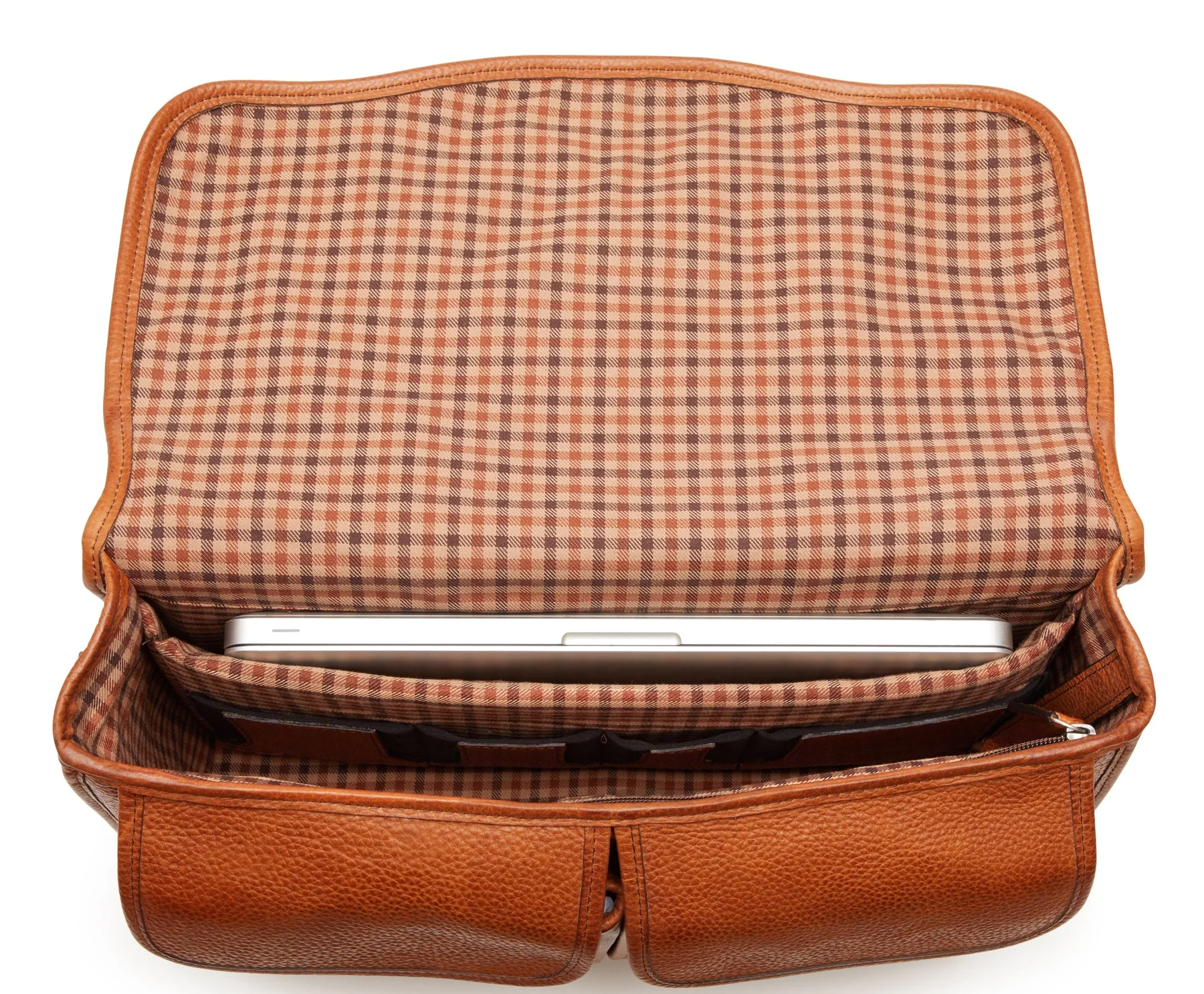 Classic Leather Garfield 15" Laptop Briefcase - Image 52