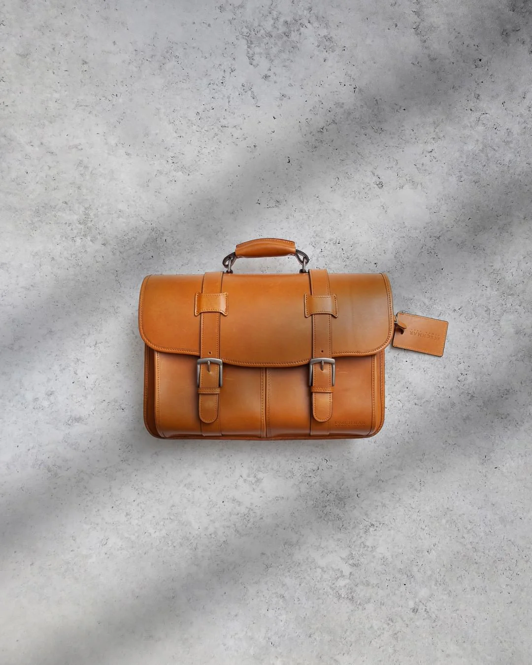 Classic Leather Garfield 15" Laptop Briefcase - Image 57