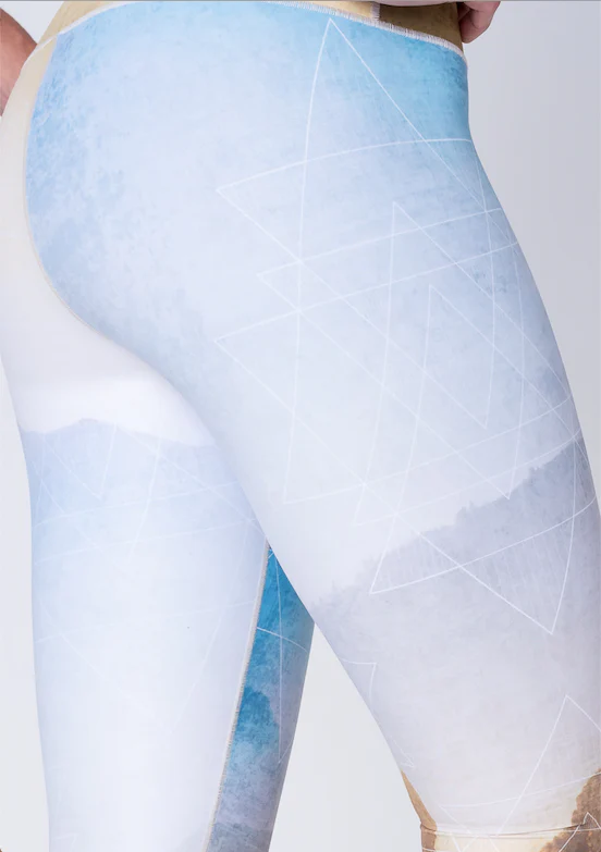 Eco-Friendly Golden Hour Yoga Pants - Image 2