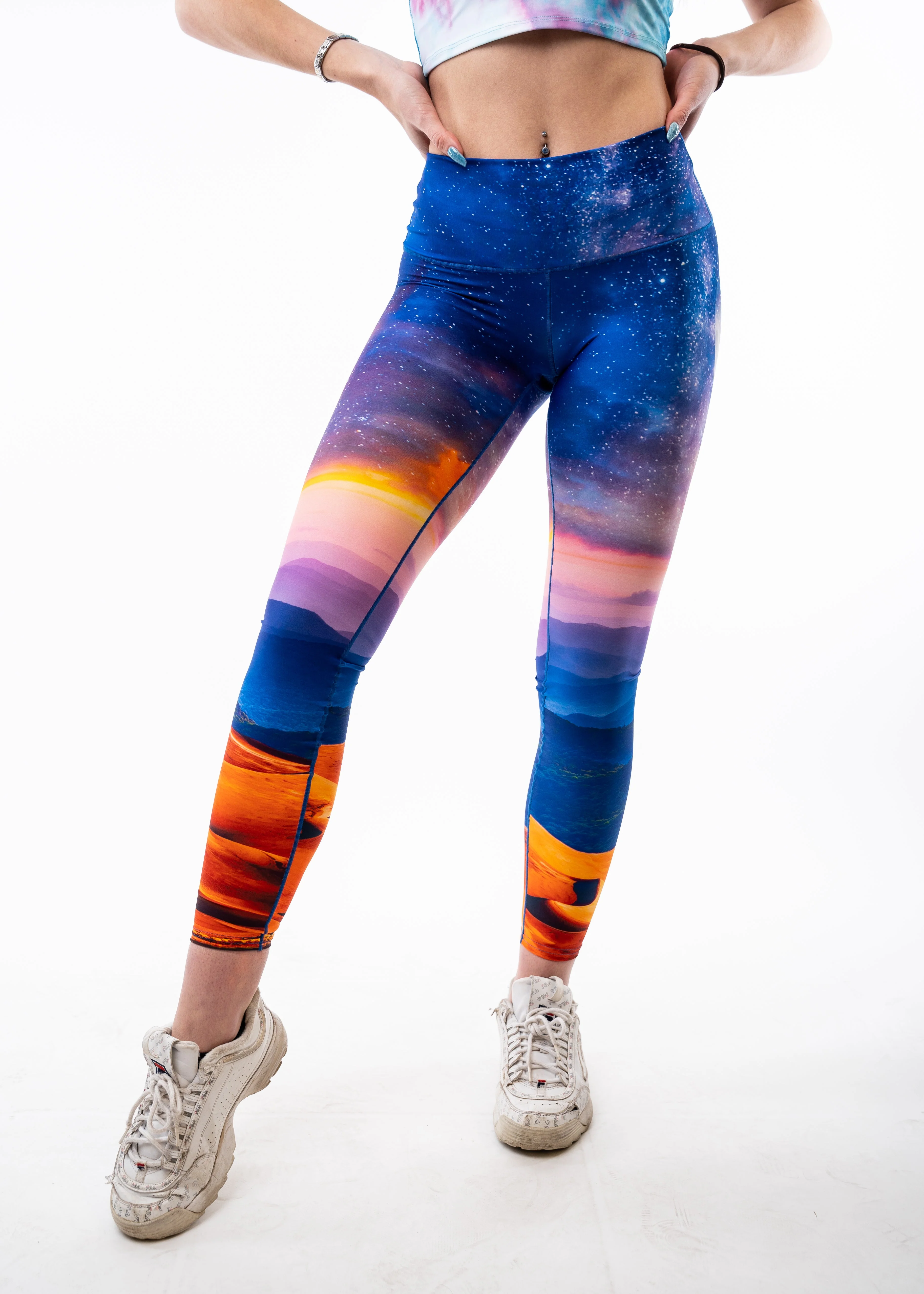 Eco-Friendly Great Sand Dunes Yoga Pants - Image 5