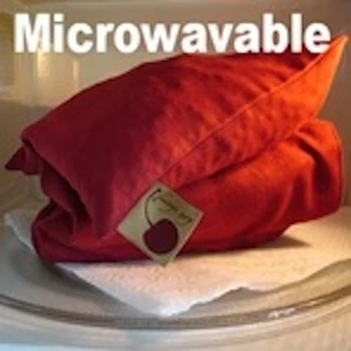 Hot Cherry Square Heat Pillow - Blue Denim - Image 10