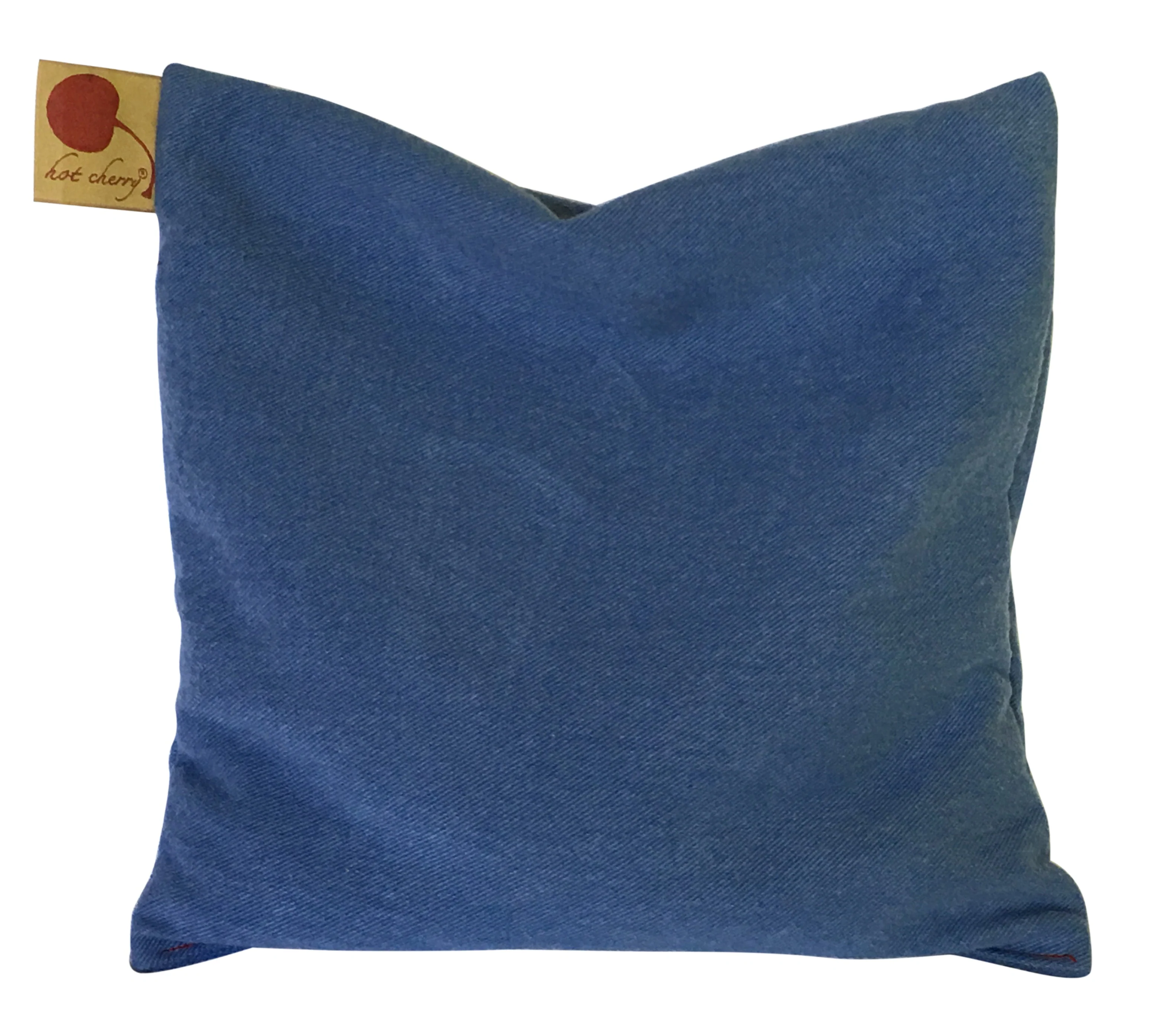 Hot Cherry Square Heat Pillow - Blue Denim - Image 5
