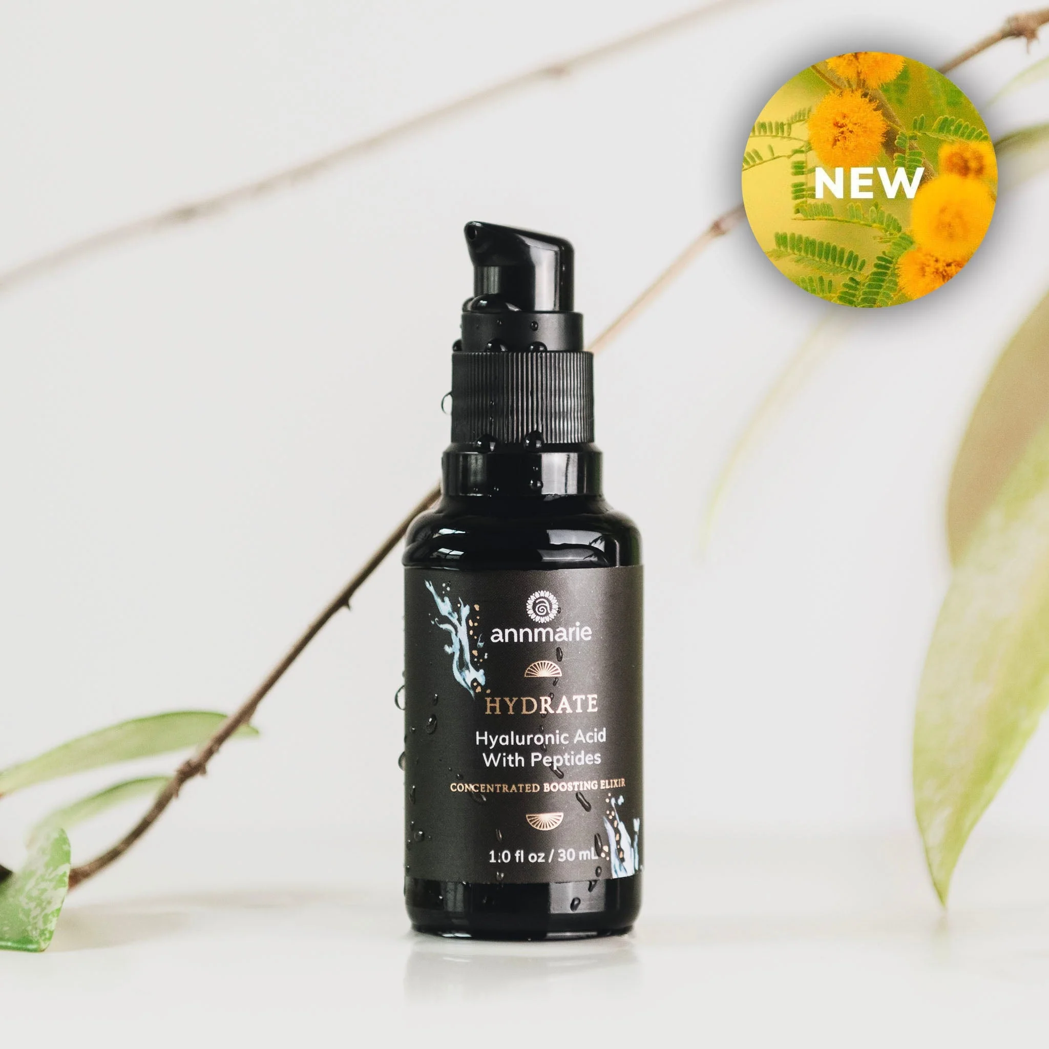 Hyaluronic Acid Peptide Hydrating Skin Booster - 1 Oz