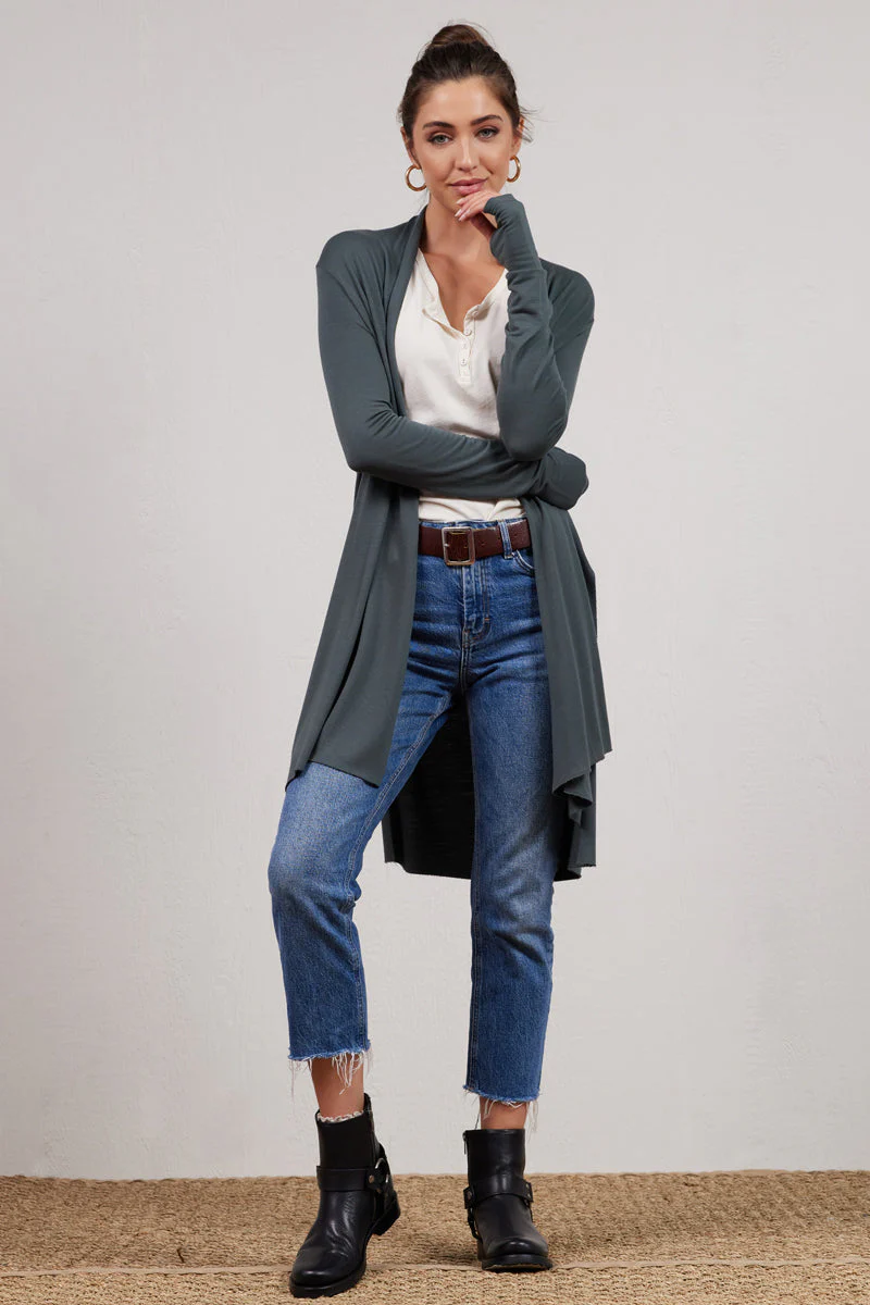 Iris Super Soft Cardigan with Thumbholes - Image 17