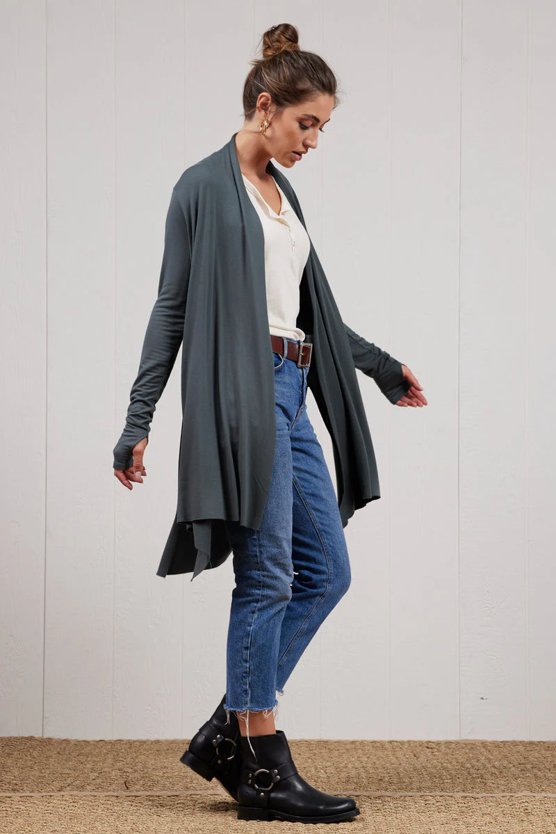 Iris Super Soft Cardigan with Thumbholes - Image 19