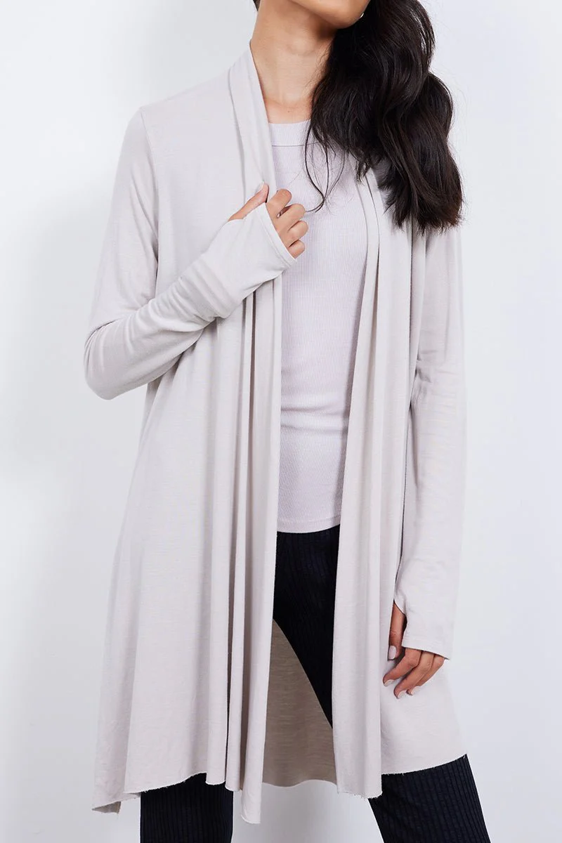 Iris Super Soft Cardigan with Thumbholes - Image 3