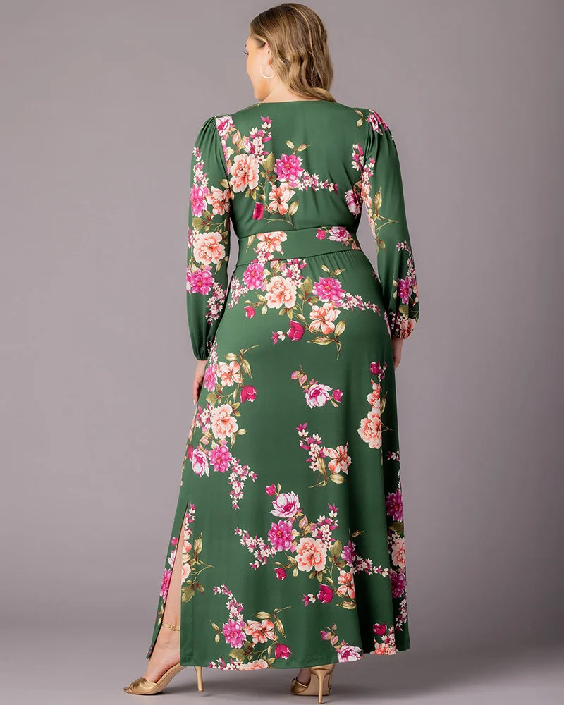 Plus Size Kelsey Long Sleeve Maxi Dress - Image 22