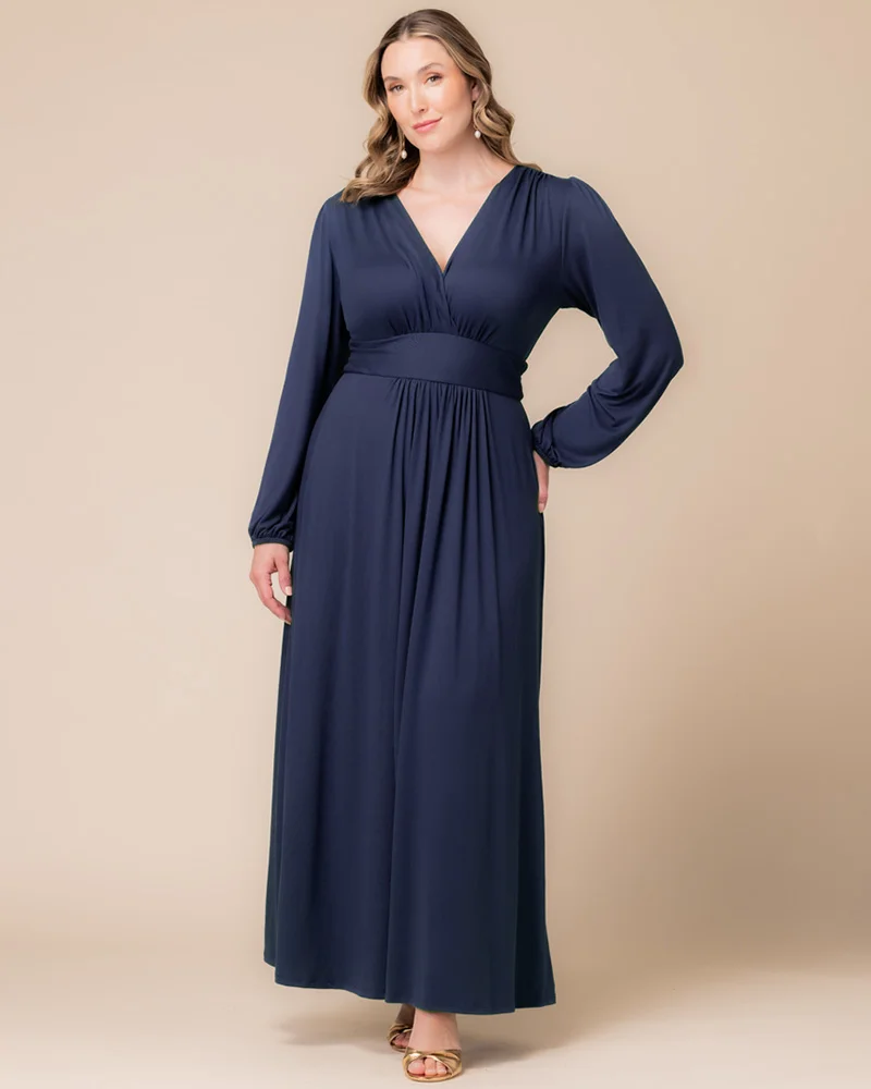 Plus Size Kelsey Long Sleeve Maxi Dress - Image 24