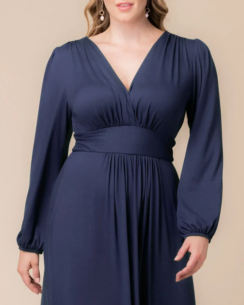 Plus Size Kelsey Long Sleeve Maxi Dress - Image 28