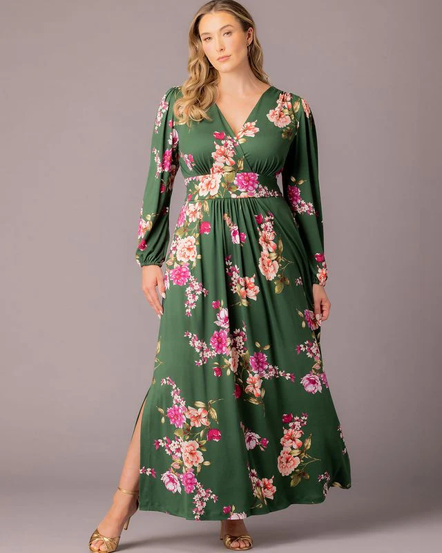 Plus Size Kelsey Long Sleeve Maxi Dress - Image 37