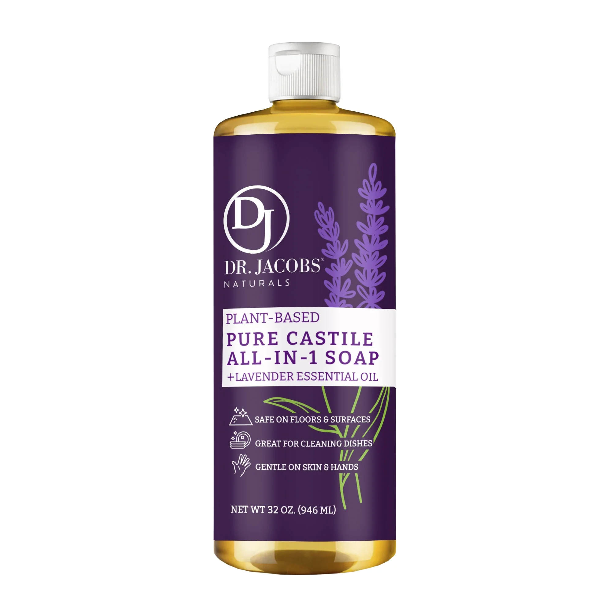 Lavender Castile Soap All in 1 - Thin Formula