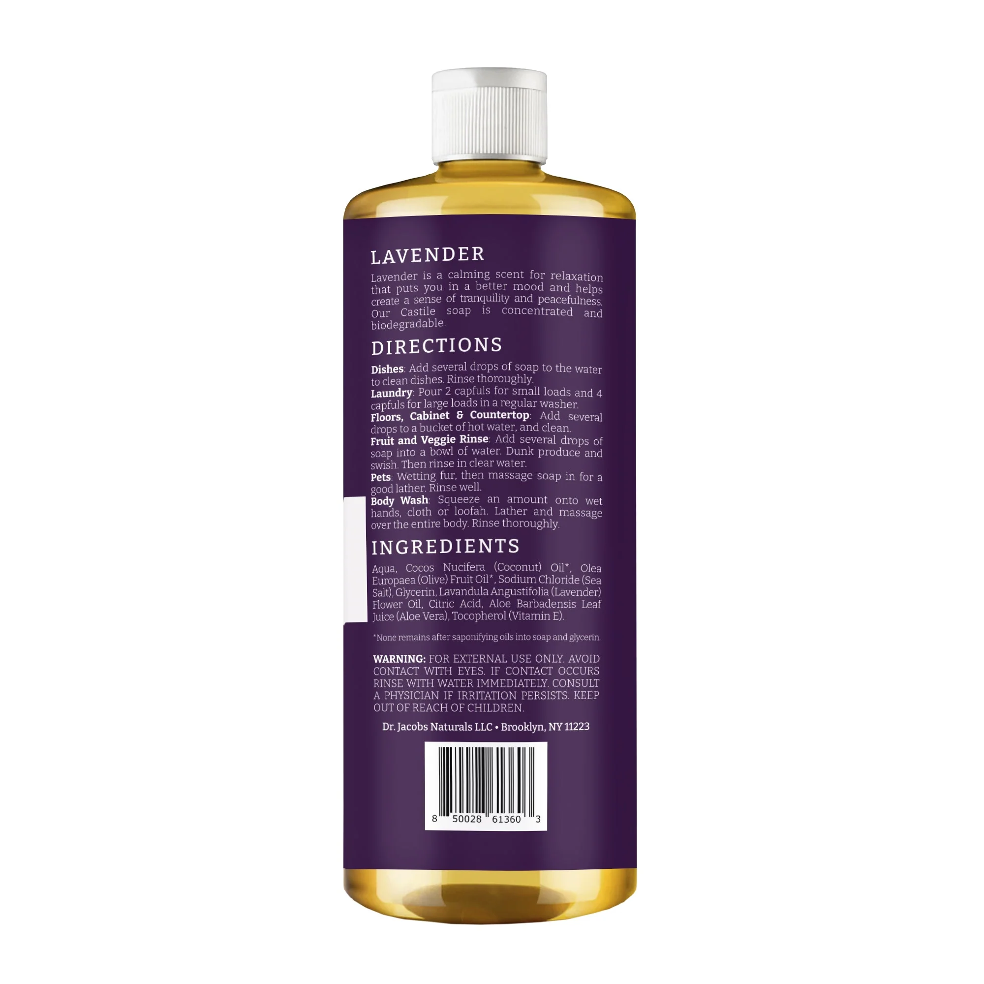 Lavender Castile Soap All in 1 - Thin Formula - Image 5