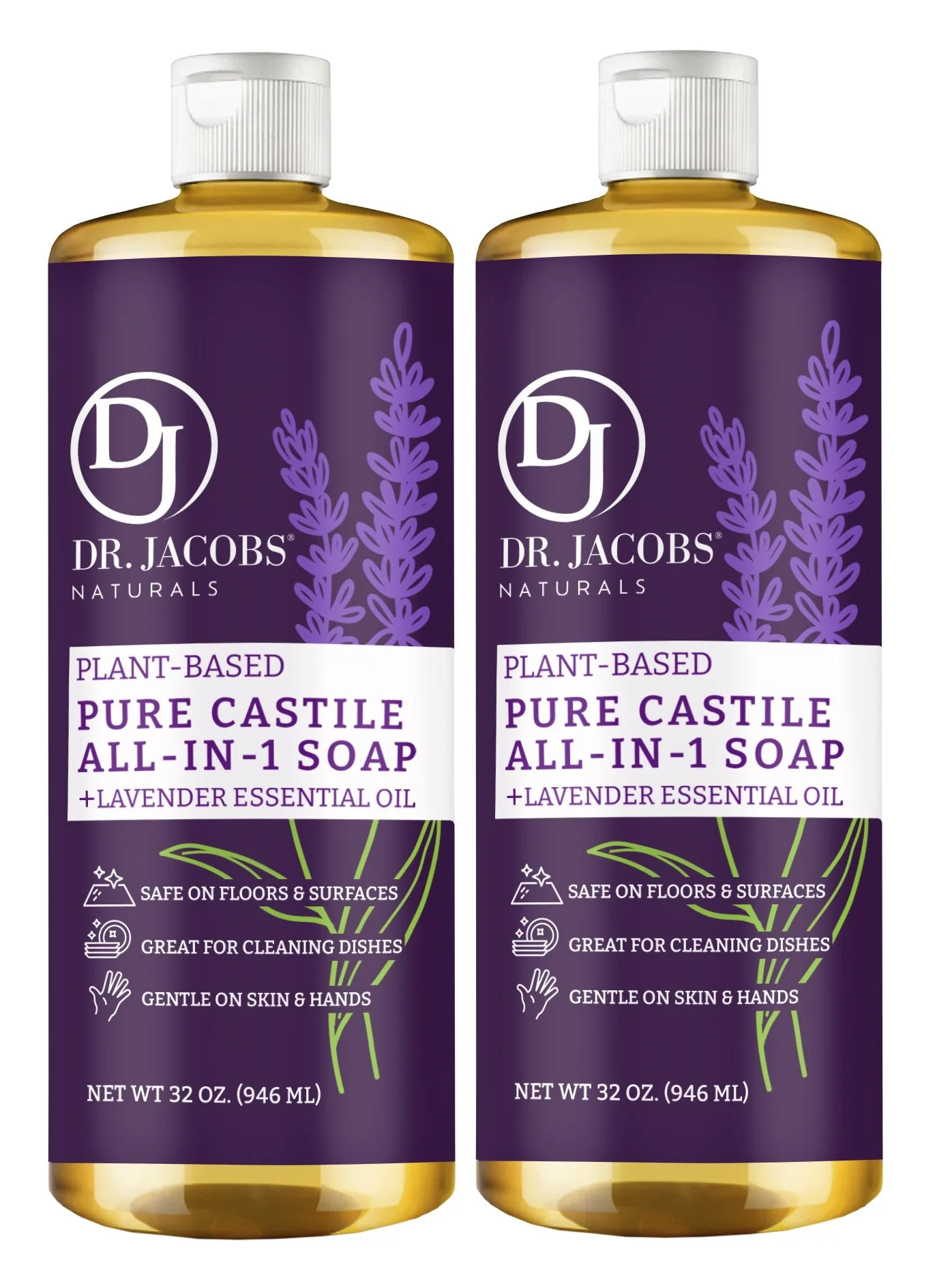 Lavender Castile Soap All in 1 - Thin Formula - Image 6