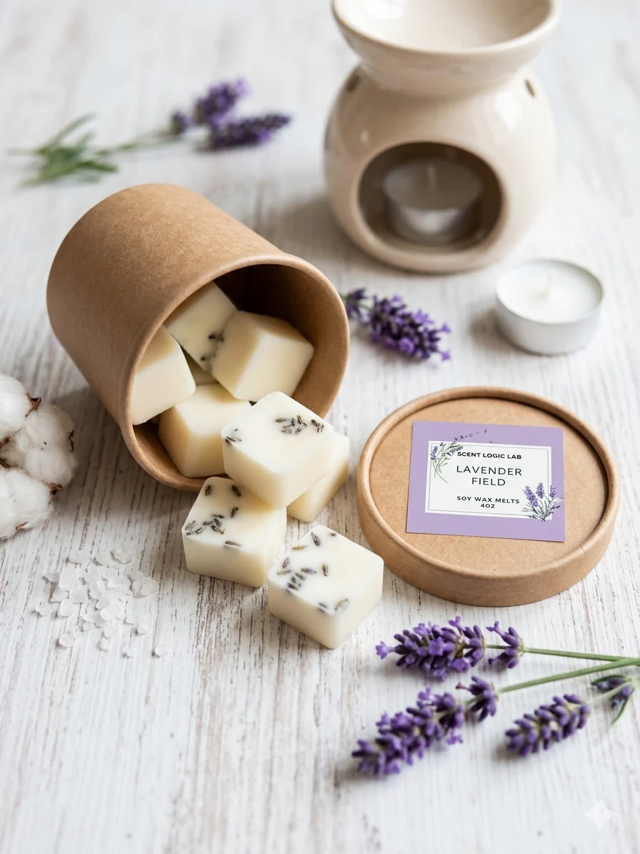 Lavender Soy Wax Melt - Flame-Free Aromatherapy 4 Oz - Image 3