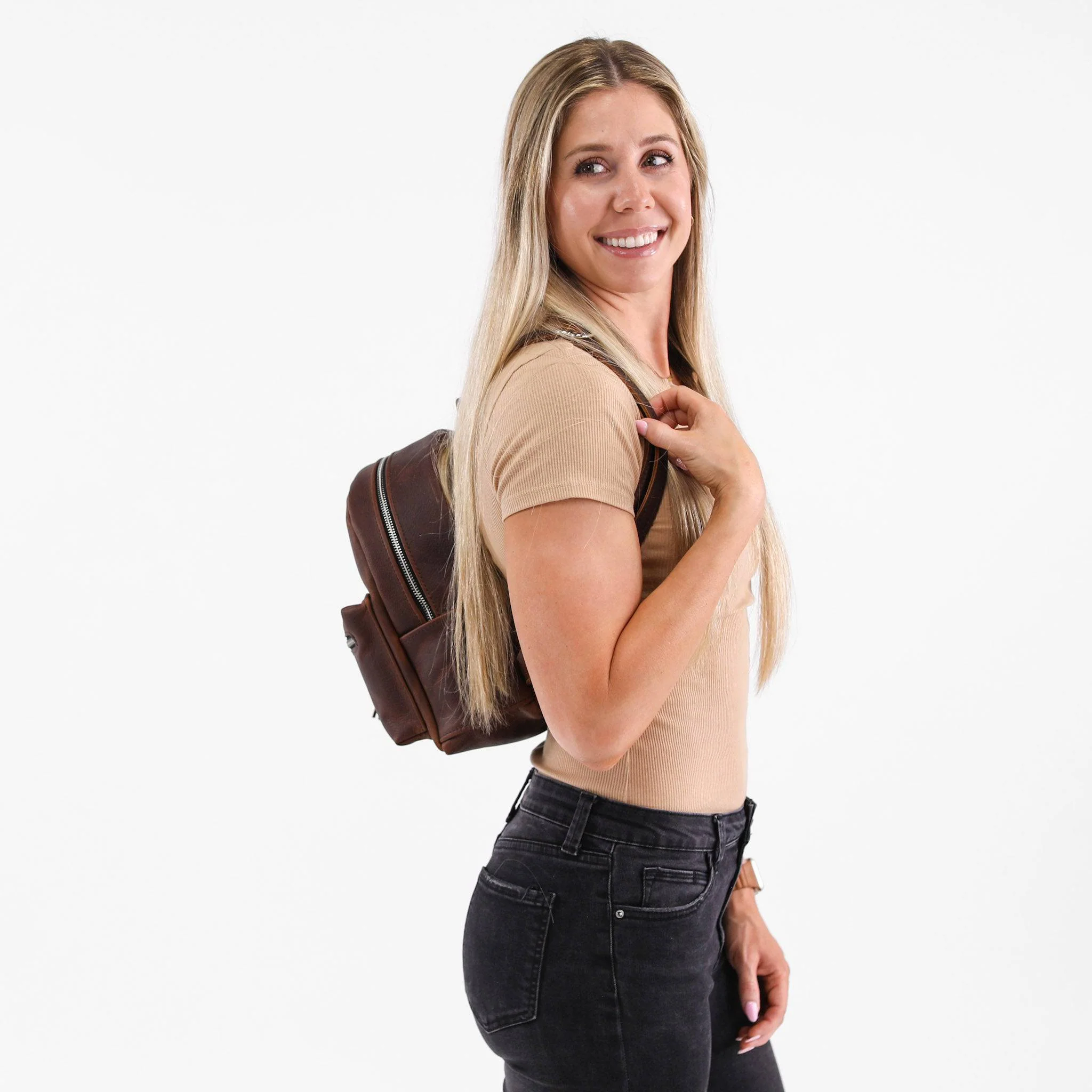 Premium Leather Everyday Backpack - Image 44