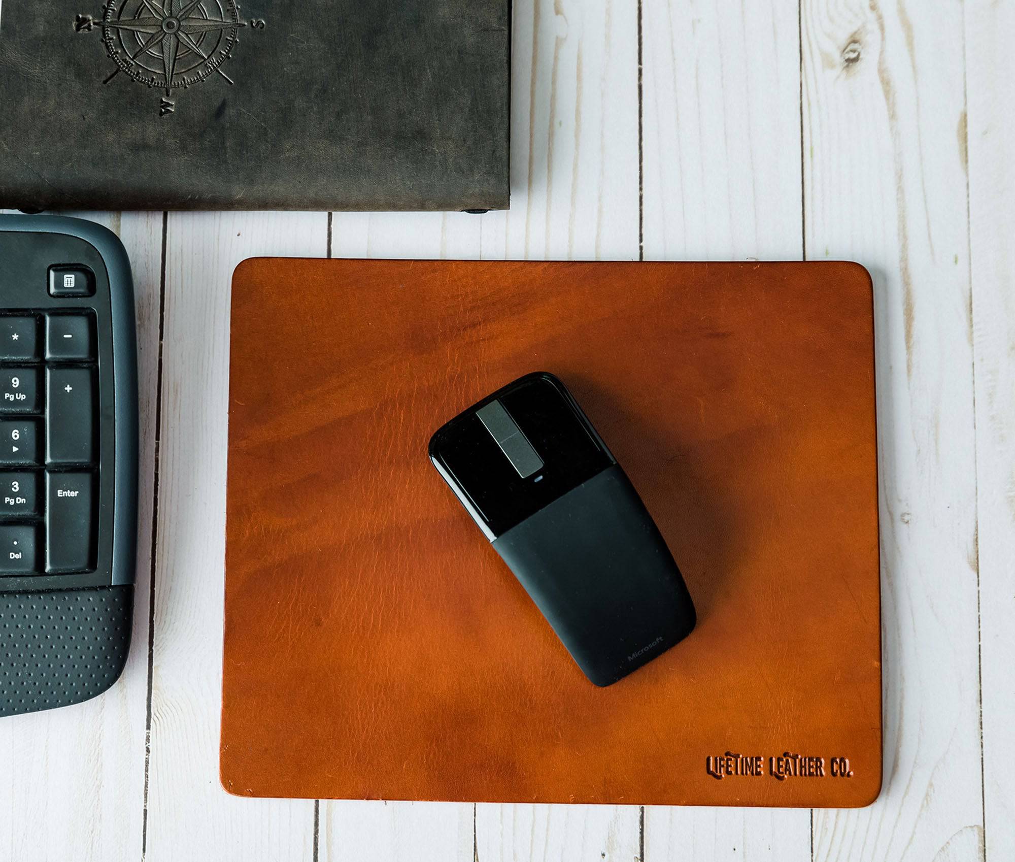 Full Grain Leather Mouse Pad