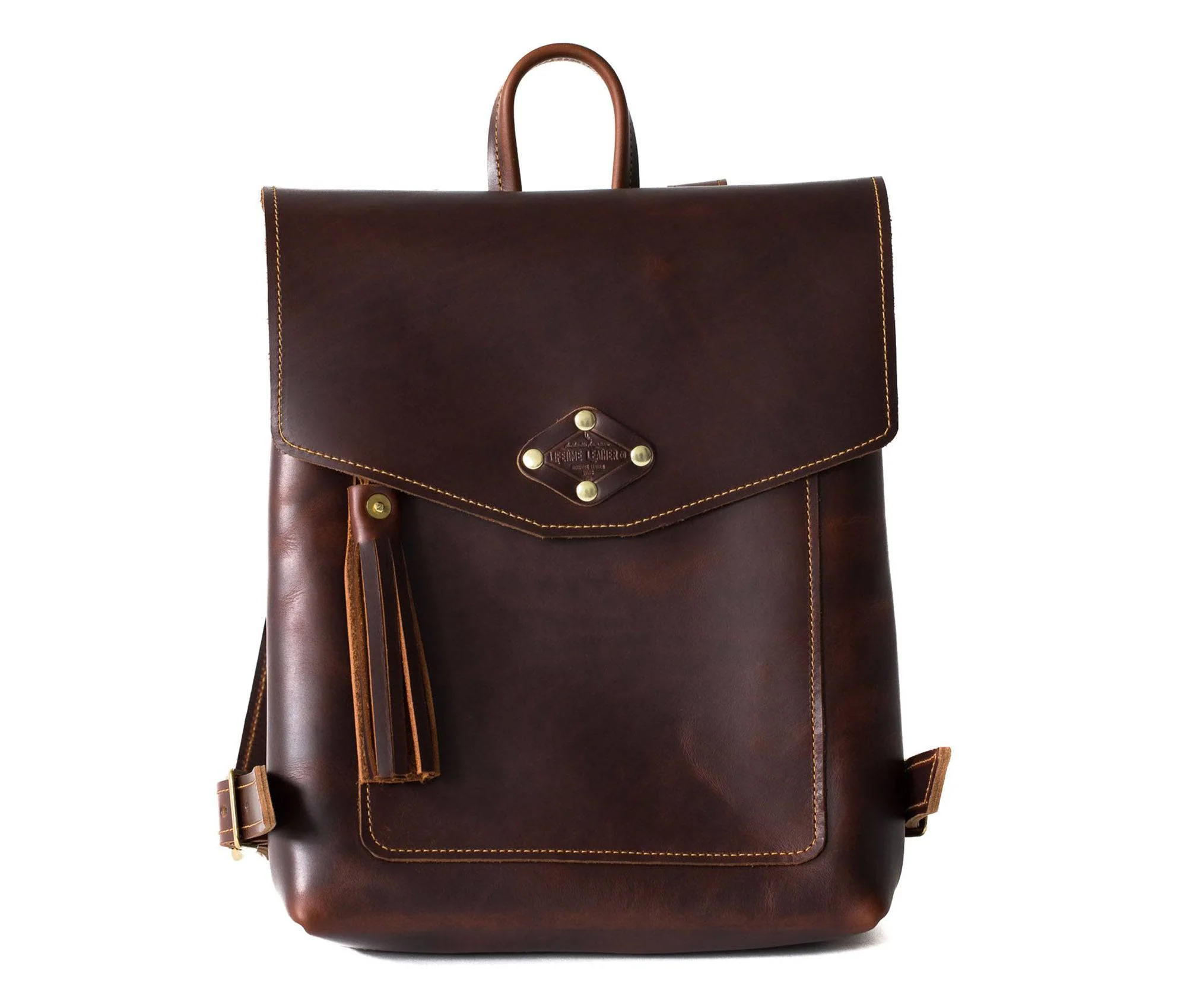 Premium Leather Rucksack - Image 10