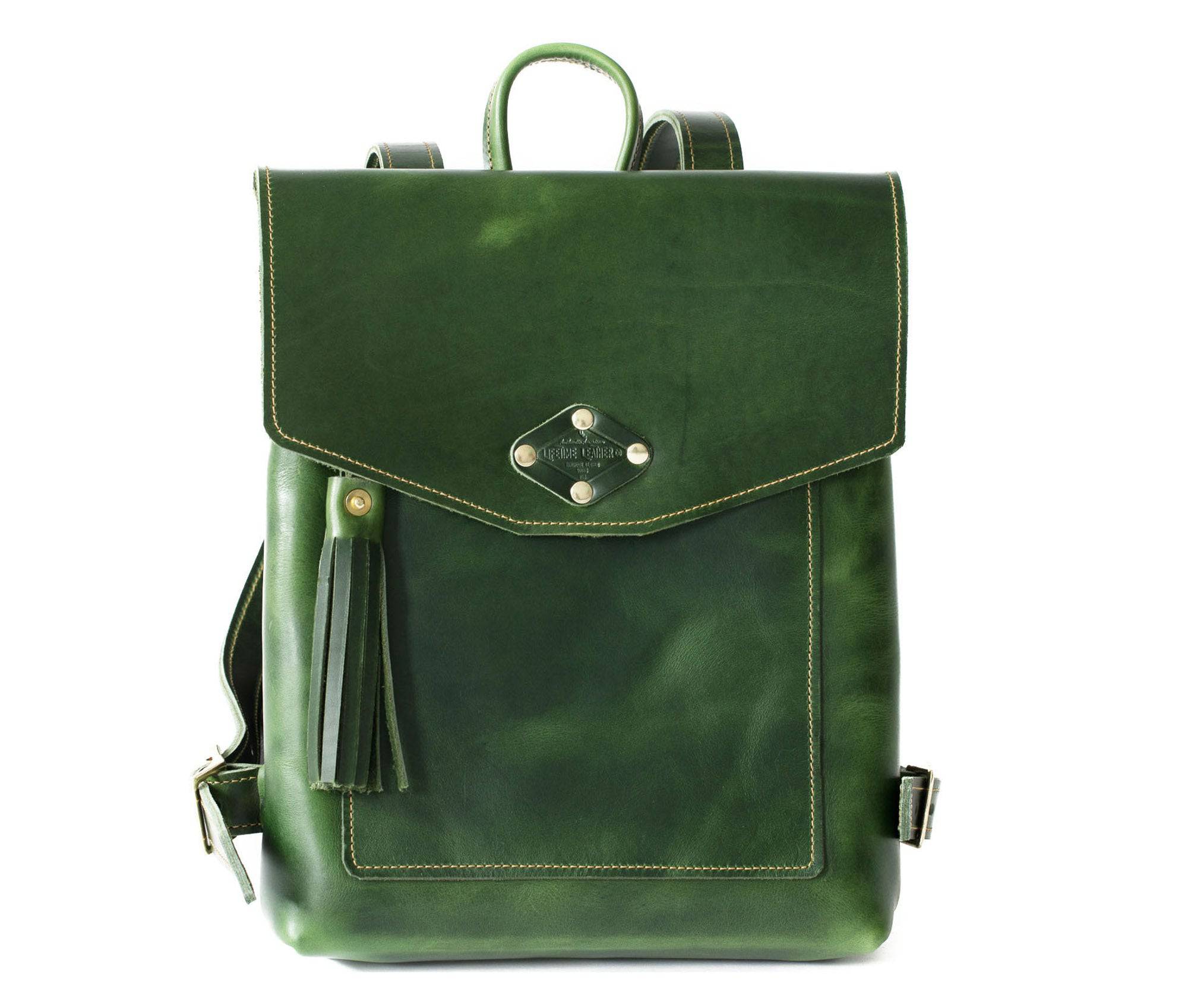 Premium Leather Rucksack - Image 14