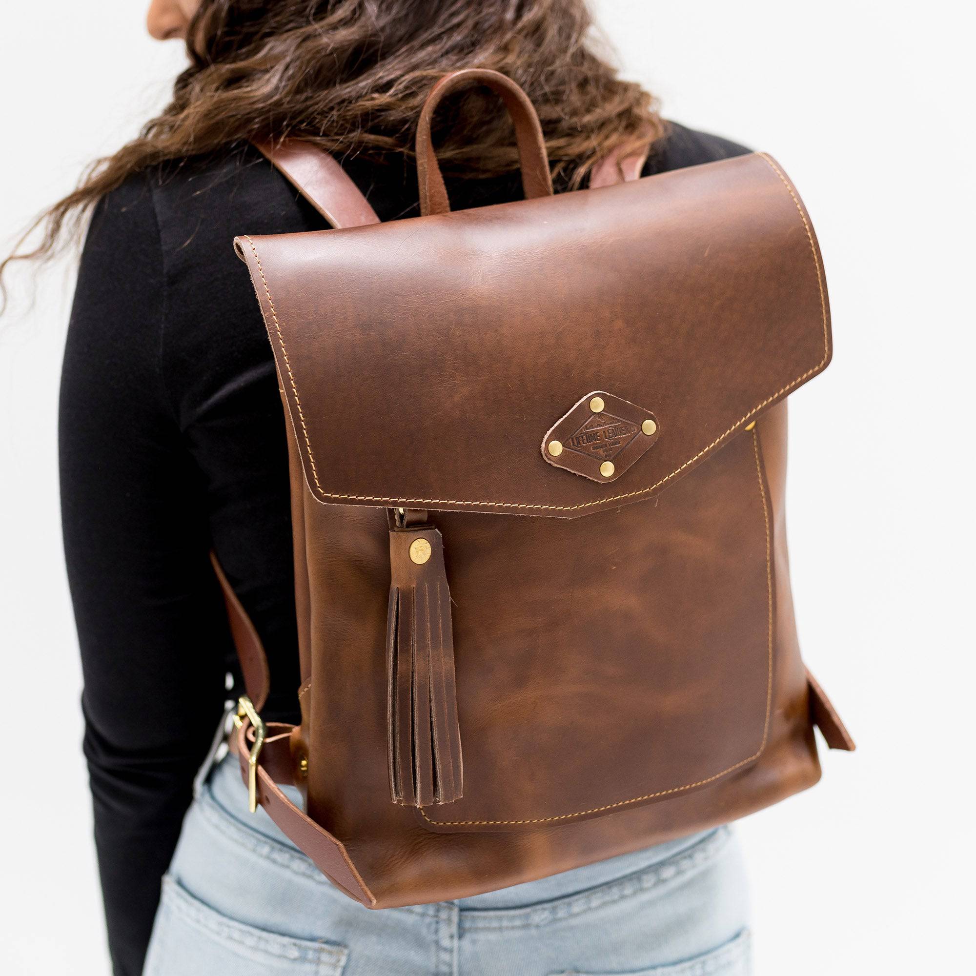 Premium Leather Rucksack - Image 3
