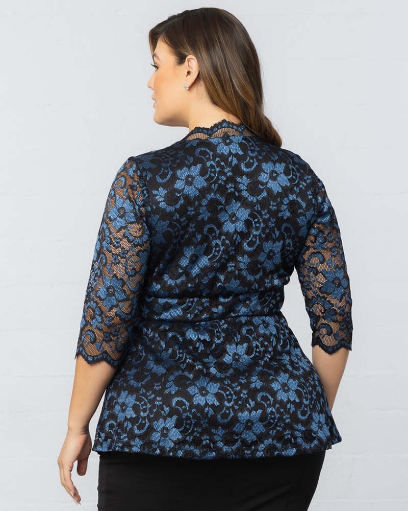 Plus Size Limited Edition Luxe Lace Top - Image 11