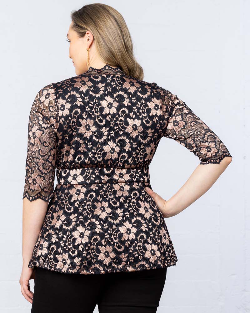 Plus Size Limited Edition Luxe Lace Top - Image 5