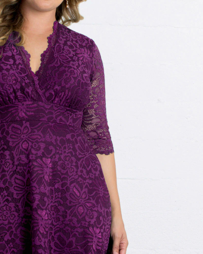 Plus Size Mademoiselle Lace Cocktail Dress - Image 14