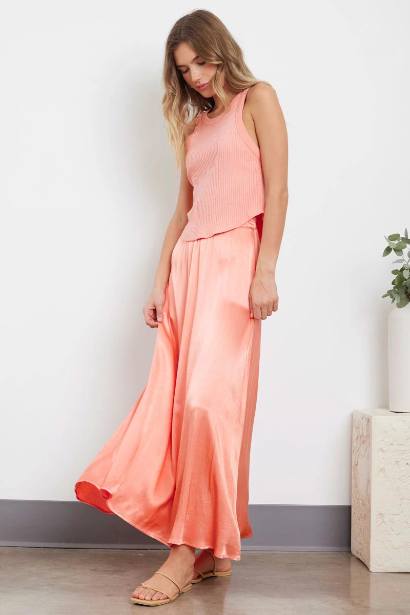 Maureen Satin Volume Skirt - Image 14