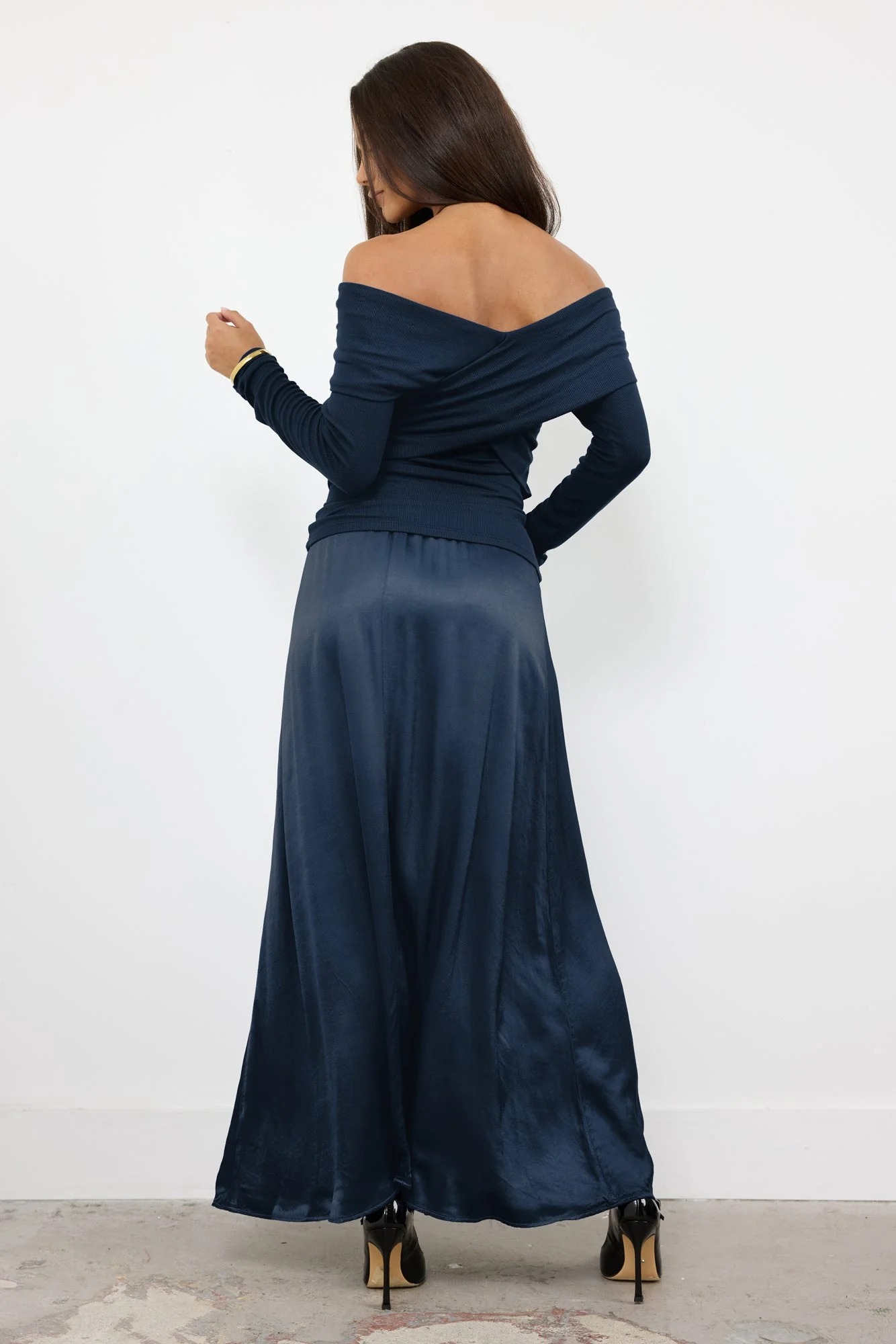 Maureen Satin Volume Skirt - Image 16