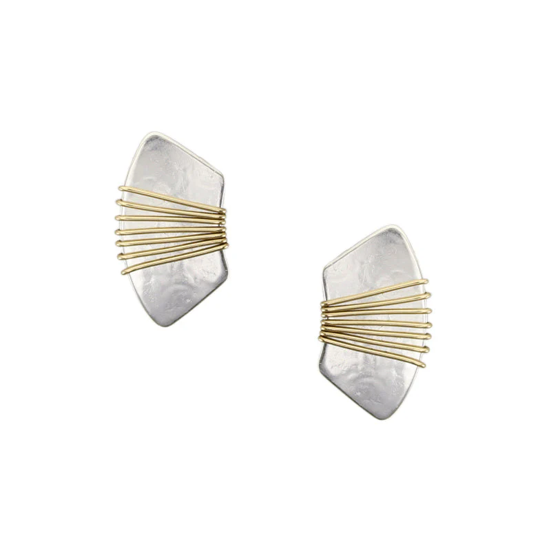 Medium Wire Wrapped Fan Earring