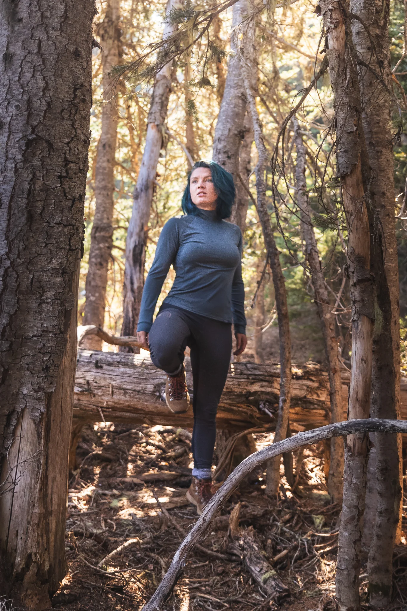Merino Wool Isostatic Performance T-Neck Top - Image 20