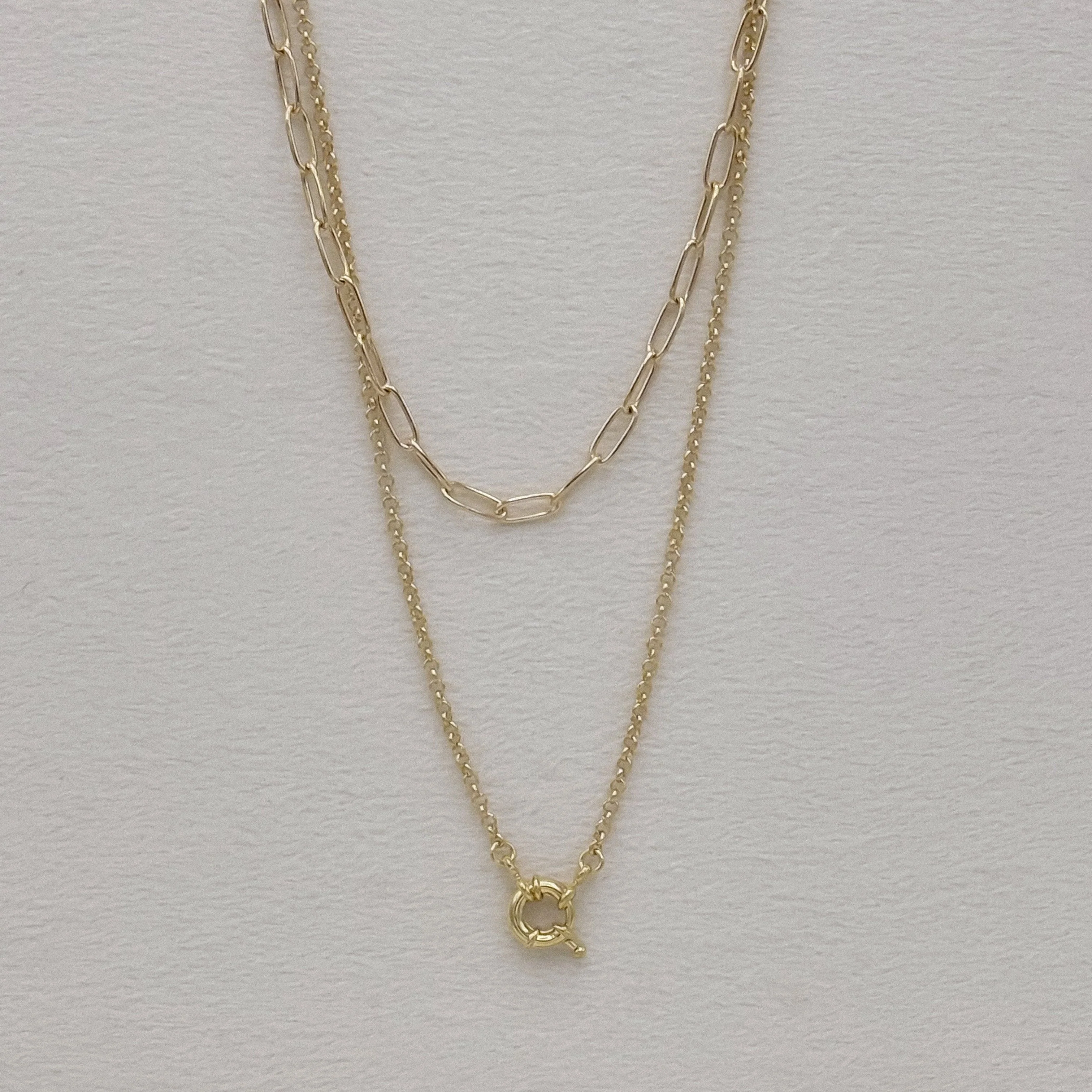18K gold-Filled Merritt Front Clasp Necklace - Image 3