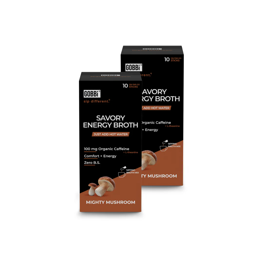 Savory Energy Broth Mighty Mushroom - 10 Or 20 Pack - Image 2