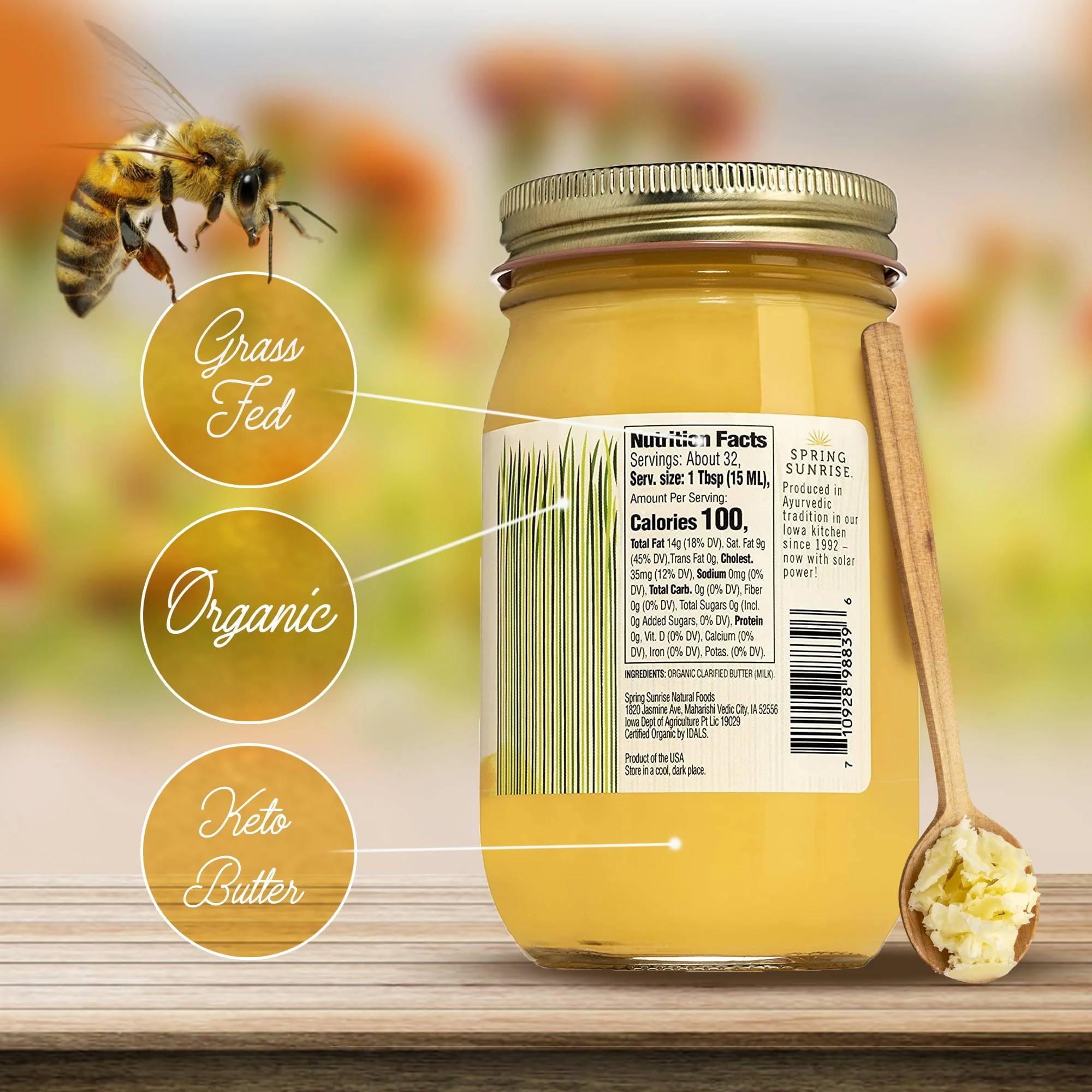 Organic Grass Fed Ghee - Image 6