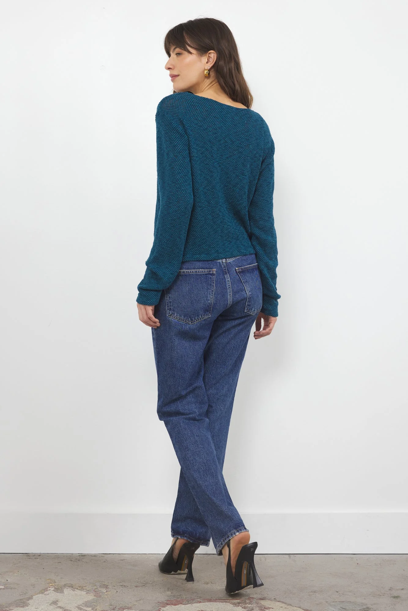 Orion Sweater Pullover Mesh Fabric - Image 6