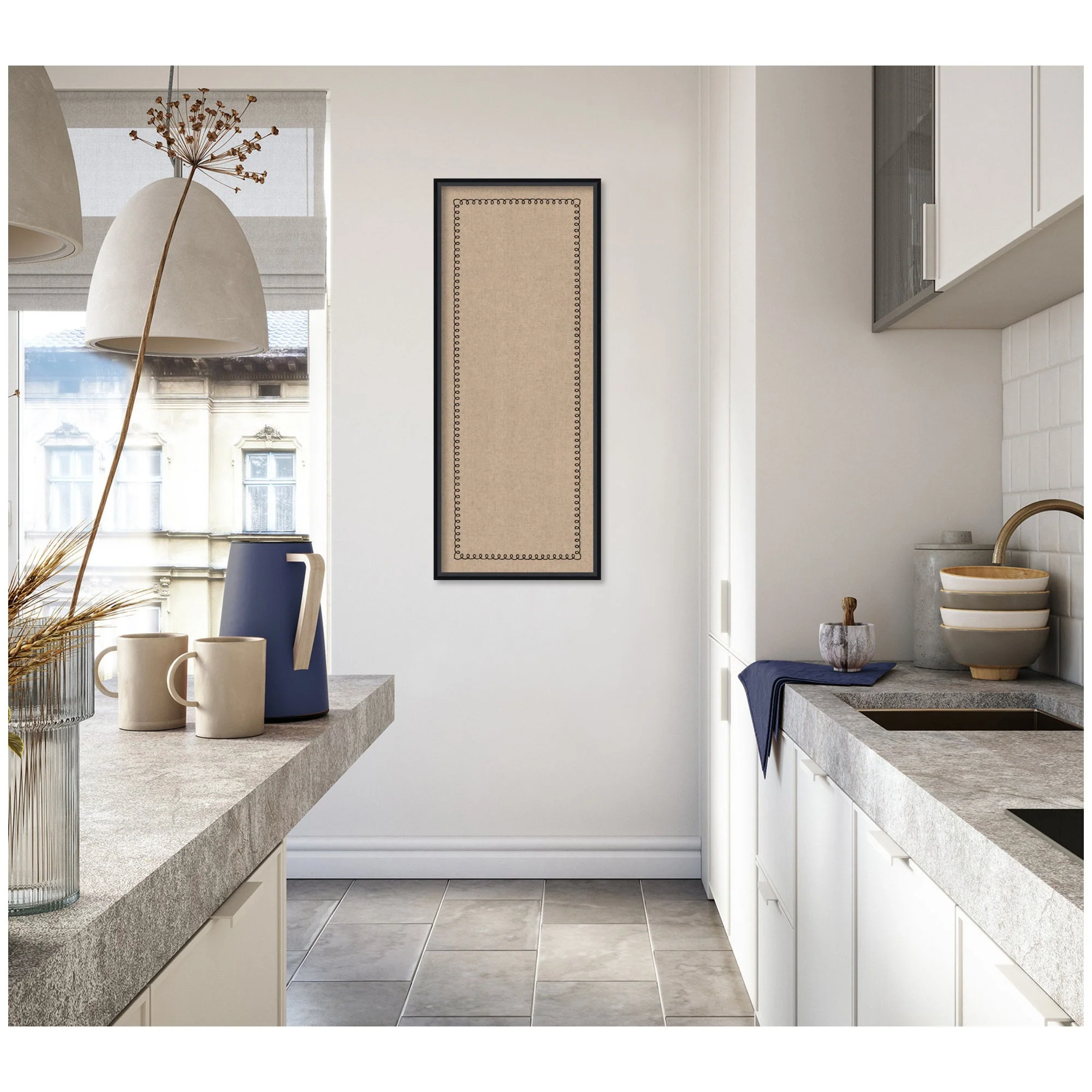 Pinboard Black Scallop Print - Image 38