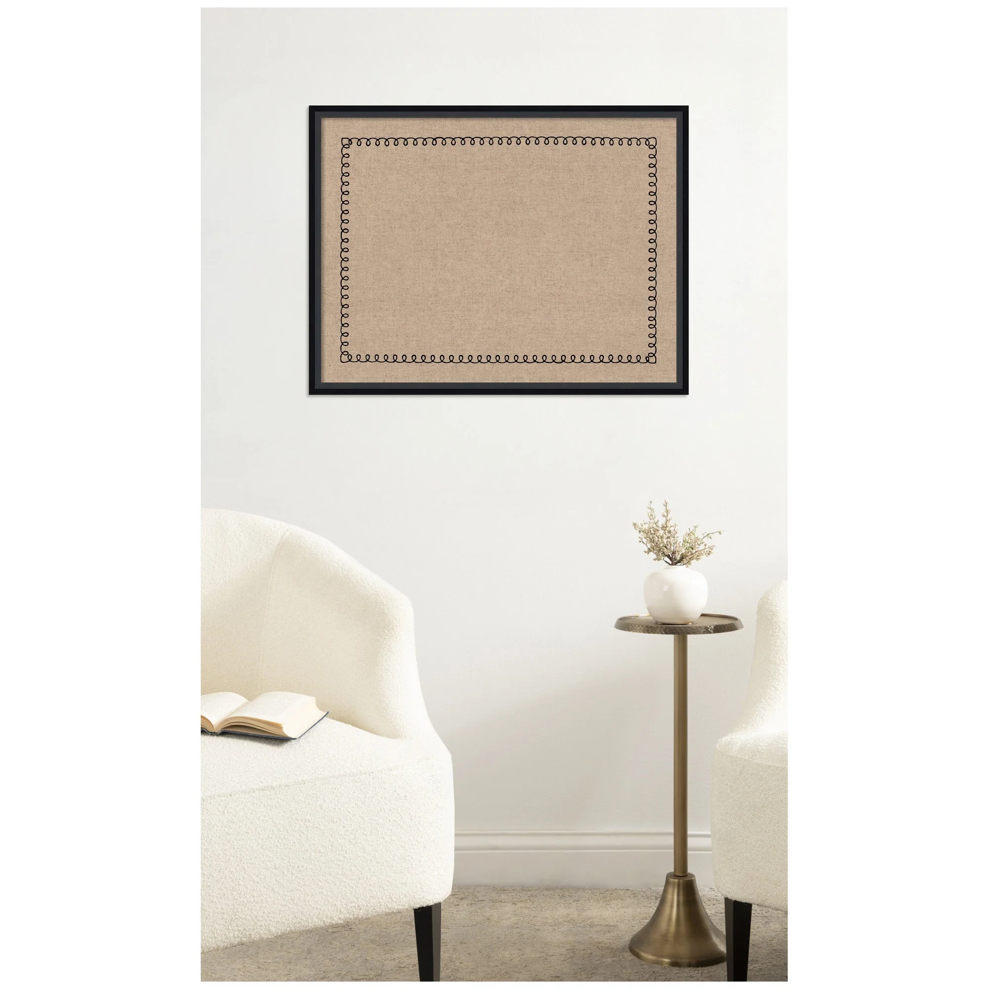 Pinboard Black Scallop Print - Image 5