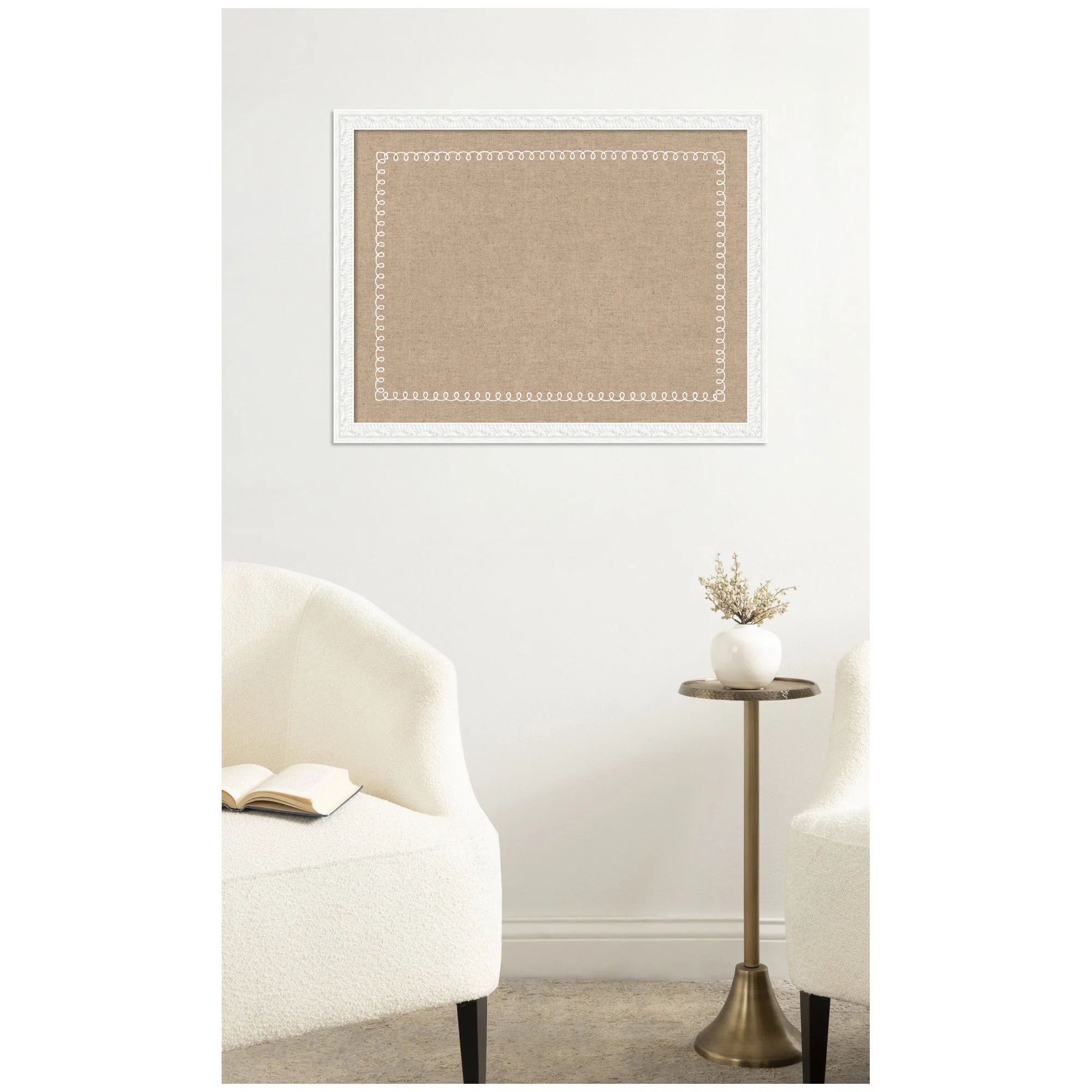 Pinboard White Scalloped Edge - Image 54