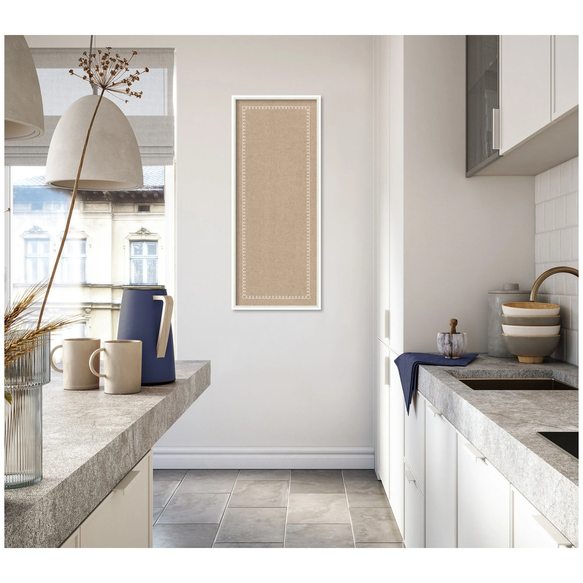 Pinboard White Scalloped Edge - Image 56