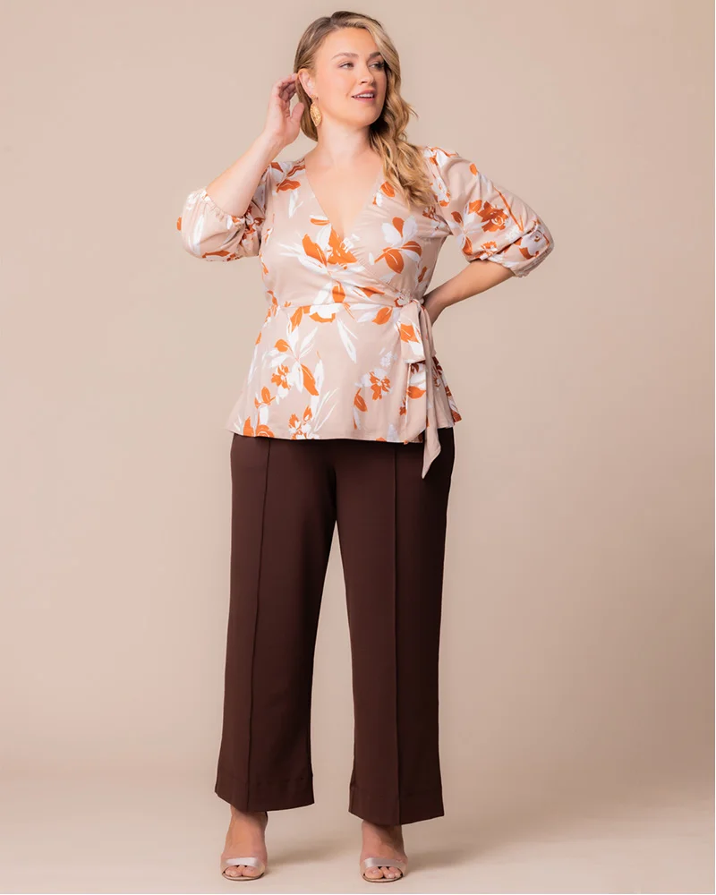 Plus Size Polished Ponte Pants - Image 10