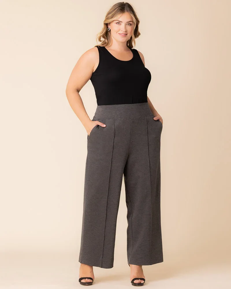 Plus Size Polished Ponte Pants - Image 12