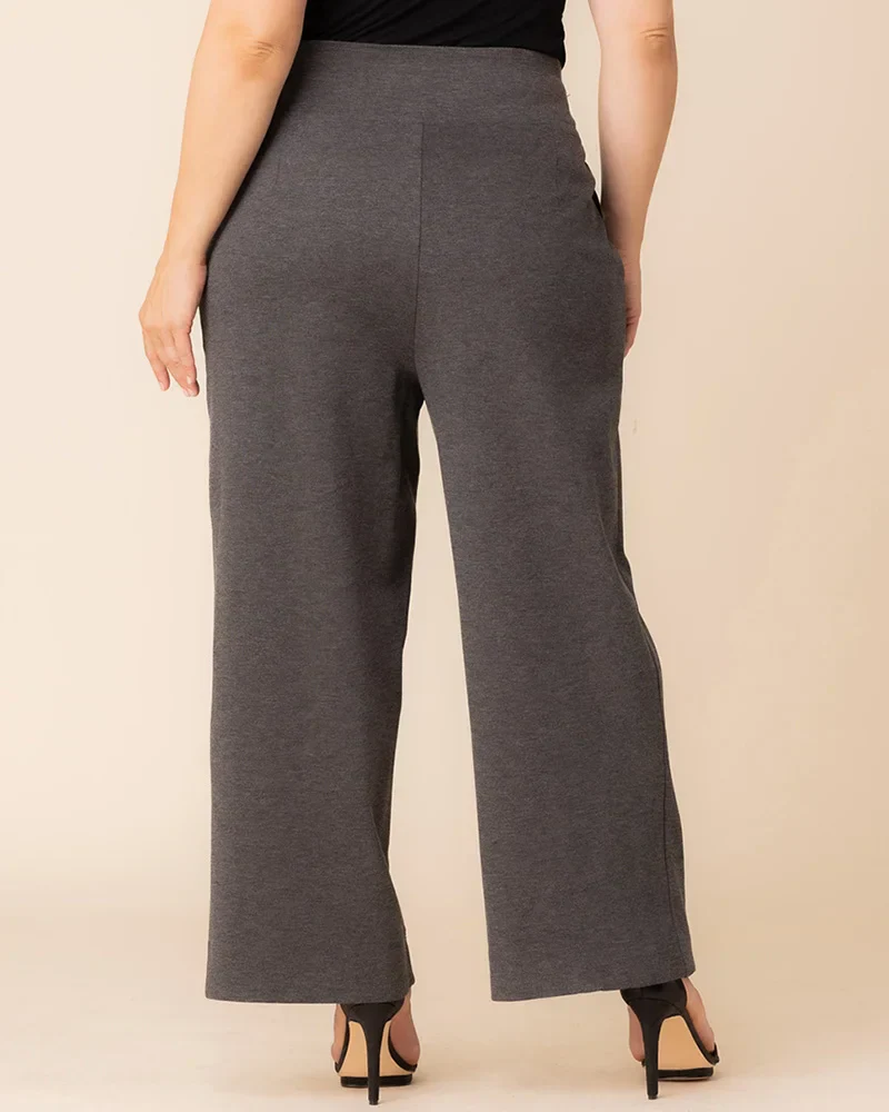 Plus Size Polished Ponte Pants - Image 14