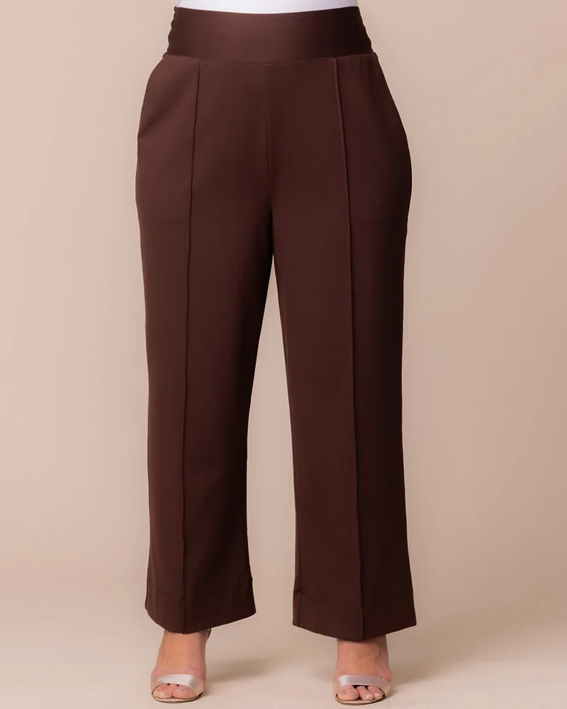 Plus Size Polished Ponte Pants - Image 7