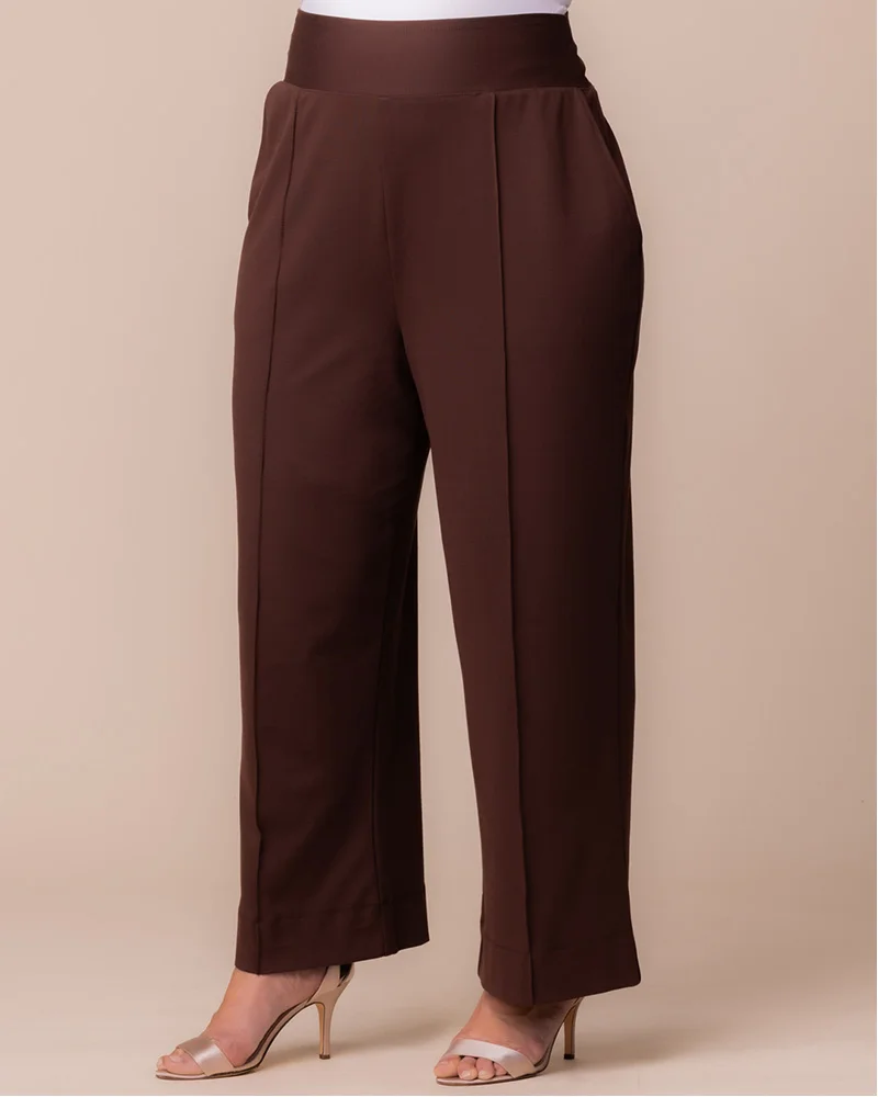 Plus Size Polished Ponte Pants - Image 8