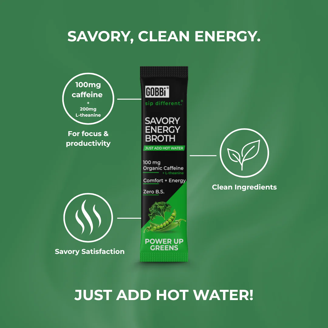 Savory Energy Broth Power Greens - 10 Or 20 Pack - Image 4