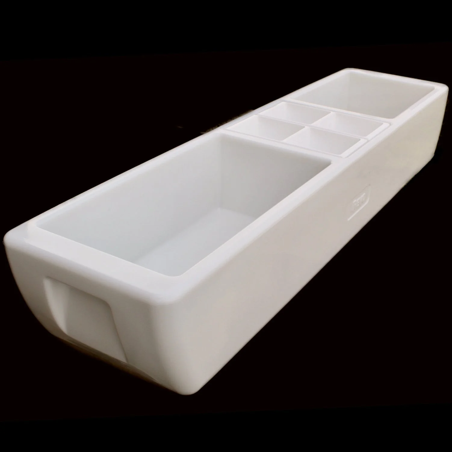 Insulated Party Barge Beverage Cooler - Polar White - Image 11