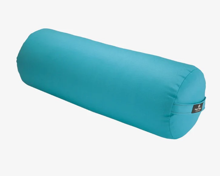 Round Firm Yoga Bolster - 100% Cotton Cover - Image 5